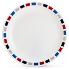 Polycarbonate Patterned Plate 23cm (Pack of 10)