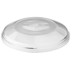Polycarbonate Plate Cover Low 24cm Clear 