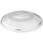 Polycarbonate Plate Cover Low 25.5cm Clear 