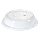 Polypropylene Plate Cover with Finger Grip 25.9cm White 