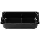 Polycarbonate Deep Dish with 2 Compartments