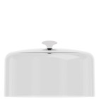 Polycarbonate Dome Lid White Handle 26.5cm/10.4"