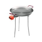 Lacor Paella Cooking Set with 40cm Carbon Steel Pan & Gas Burner