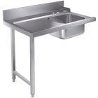 Pass Through Prewash Sink 1200mm Left