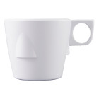 White Melamine Stacking Cup 7oz 200ml