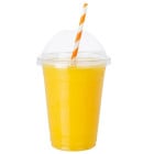Domed Lid Smoothie Milkshake Cups With Lids 12oz (Pack of 1000)