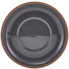 GenWare Kava Dark Grey Stoneware Saucer 16cm/6" (Pack of 6)