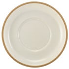 GenWare Kava White Stoneware Saucer 16cm (Pack of 6)