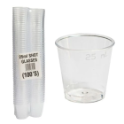 Plastic Medicine Pill Pots 25ml CE Marked (Pack of 1000)