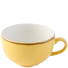 Churchill Stonecast Mustard Seed Yellow Cappuccino Cup 340ml/12oz (Pack of 12)