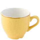 Churchill Stonecast Mustard Seed Yellow Espresso Cup 100ml/3.5oz (Pack of 12)