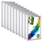 Snap Poster Frame A3 Silver (Pack of 10)