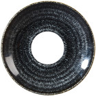 Churchill Studio Prints Homespun Charcoal Black Saucer 15.6cm/6.13" (Pack of 12)