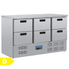 Polar G-Series Six Drawer Counter Fridge