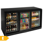 Polar G-Series Back Bar Bottle Cooler Beer Fridge Triple Sliding Door 320 Litre