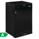 Polar G-Series Back Bar Bottle Cooler Beer Fridge Single Solid Door Black 138 Litre