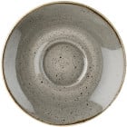 Churchill Stonecast Peppercorn Grey Cappuccino Saucer 15.6cm/6.13" (Pack of 12)