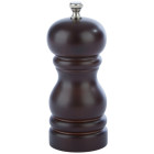 Brown Rubber Wood Pepper Mill 4.5"