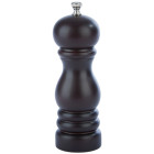 Brown Rubber Wood Salt Mill 6"