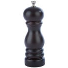 Brown Rubber Wood Peppermill 6"