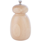 Natural Rubber Wood Salt Mill 5"