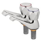 Vogue Dome Head Basin Taps (Pack Of 2)