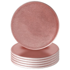Metallic Drinks Coaster 10cm Rose Gold (Pack of 6)
