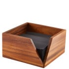 GenWare Acacia Wood Serviette Holder 18.6 x 10cm/7.32 x 3.94"