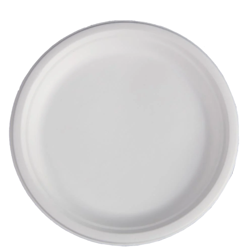 Bagasse Round Plates 254mm/10