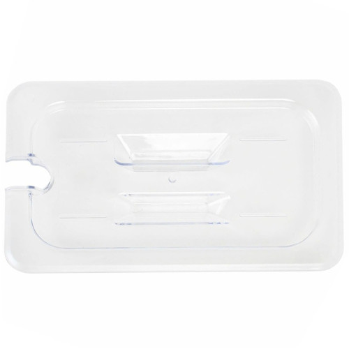 GN 1/4  Polycarboante Gastronorm Pan Lid Notched