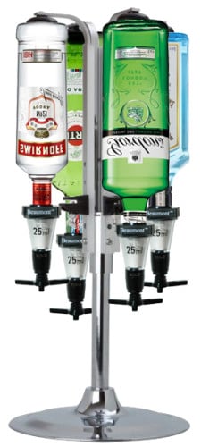 Rotary 4 Bottle Optic Stand (70cl/1L Bottles)