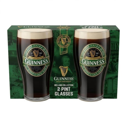 Guinness 2 Piece Ireland Pint Glass Set