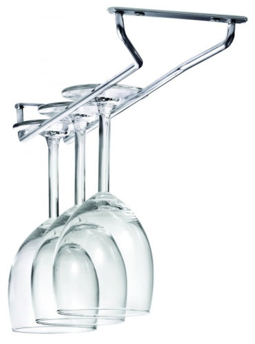 Chrome Plated Glass Rack (41cm)