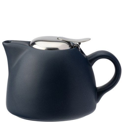 Barista Matt Navy Teapot 450ml/15oz (Pack of 6)