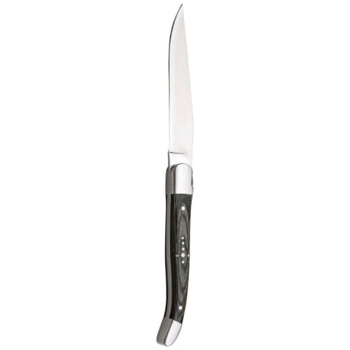 Laguiole Dark Wood Handled Steak Knife (Pack of 12)