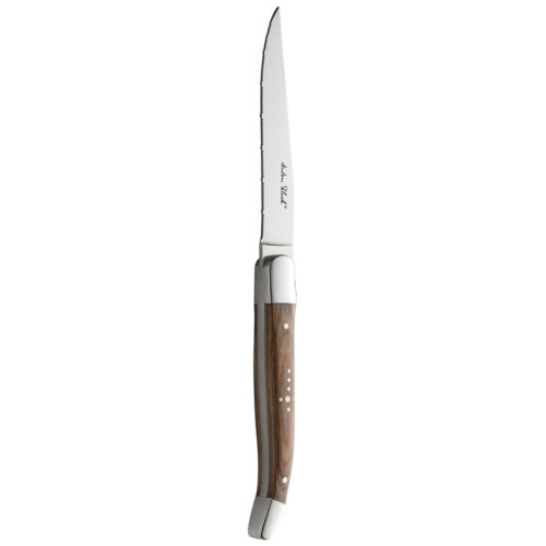 Laguiole Wood Handled Steak Knife Serrated (Pack of 12)