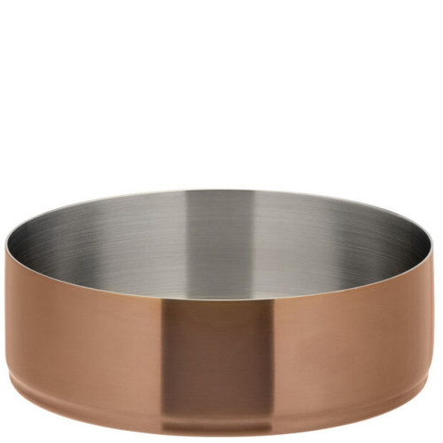 Brushed Copper Round Bowl 14cm/5.5