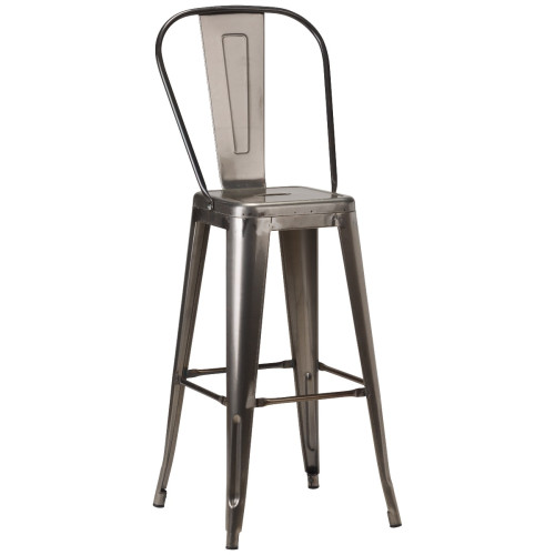Artisano French Bistro Highchair Gun Metal Grey