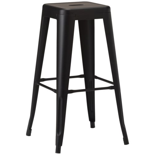 Artisano French Bistro High Stool Matt Black