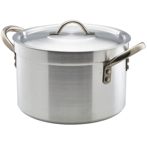 Genware Aluminium Stewpan & Lid 28cm 11.5 Litre