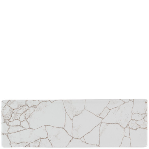 Churchill Studio Prints Kintsugi Agate Grey Oblong Plate 32.3 x 10.5cm/12.6875 x 4.125