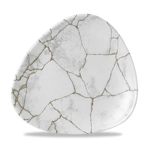 Churchill Studio Prints Kintsugi Grey Lotus Plate 7 Inch (Pack of 12)