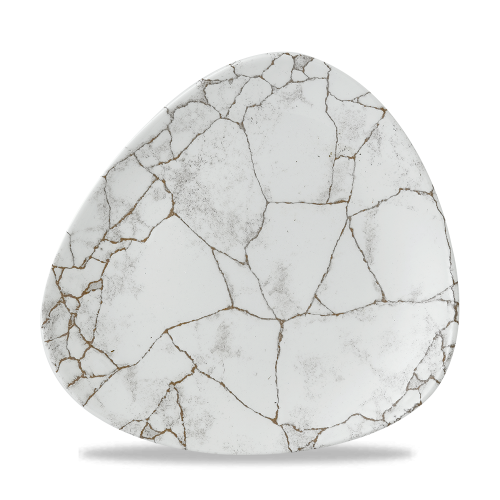 Churchill Studio Prints Kintsugi Grey Lotus Plate 9 Inch (Pack of 12)
