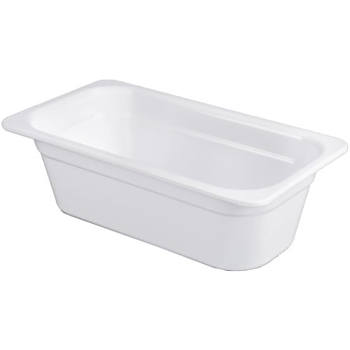 GN 1/3 White Melamine Gastronorms 100mm