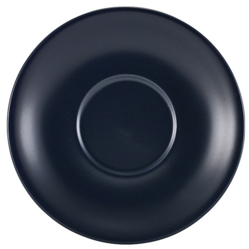 Genware Porcelain Matt Blue Saucer 16cm/6.25
