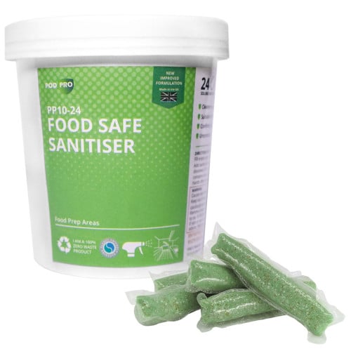 Pod Pro Food Safe Sanitiser (24 Sachets)