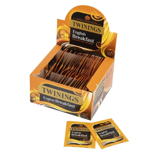 Twinings Traditional English Tea Bags Enveloped - Open Box