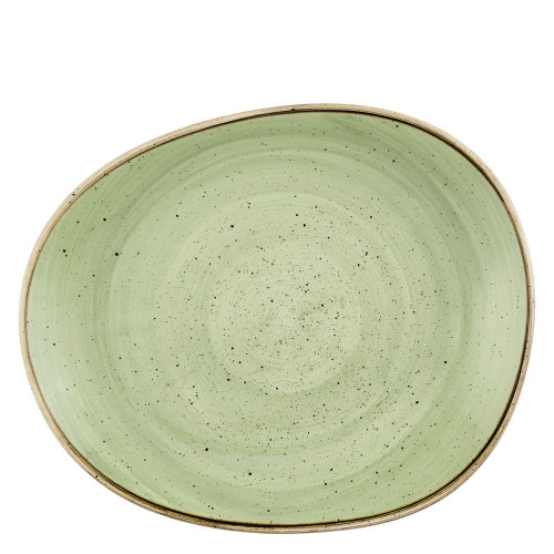 Churchill Stonecast Sage Green Opal Organic Plate 28cm/11