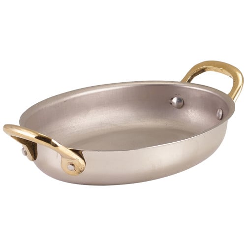 GenWare Stainless Steel Oval Dish 16.5 x 12.5cm (Pack of 6)