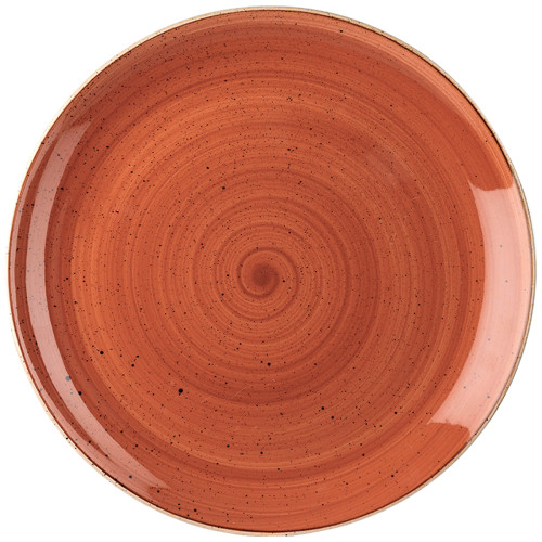 Churchill Stonecast Spiced Orange Coupe Plate 28.8cm/11.31